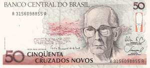 50 Cruzados Novos 1989